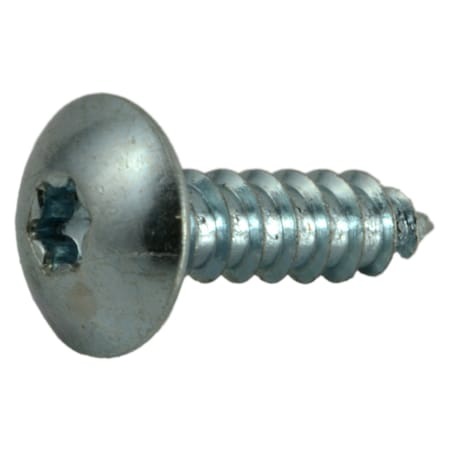 Midwest Fastener Sheet Metal Screw, #6 x 1/2 in, Zinc Plated Steel Truss Head Torx Drive, 45 PK 36982